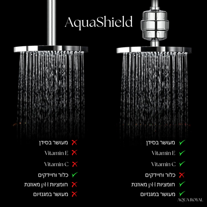 AquaShield -מסנן מים למקלחת